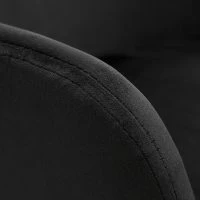 Tabourets De Bar Réglables En Velours Noir Et Métal (lot De 2) AMIKA -Boutique Miliboo tabourets de bar reglables en velours noir et metal lot de 2 amika 52687 631899004767e 1200 675