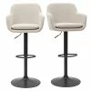 Tabourets De Bar Réglables Tissu Effet Velours Beige Et Métal (lot De 2) AMIKA -Boutique Miliboo tabourets de bar reglables tissu effet velours beige et metal lot de 2 amika 52686 62e93b58e5a37 1200 675