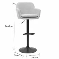 Tabourets De Bar Réglables Tissu Effet Velours Beige Et Métal (lot De 2) AMIKA 16 Tabourets De Bar Réglables Tissu Effet Velours Beige Et Métal (lot De 2) AMIKA -Boutique Miliboo tabourets de bar reglables tissu effet velours beige et metal lot de 2 amika 52686 62e93c6361a05 1200 675