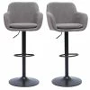 Tabourets De Bar Réglables Tissu Effet Velours Gris Et Métal (lot De 2) AMIKA 1 Tabourets De Bar Réglables Tissu Effet Velours Gris Et Métal (lot De 2) AMIKA -Boutique Miliboo tabourets de bar reglables tissu effet velours gris et metal lot de 2 amika 50517 61f42876a853c 1200 675