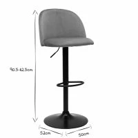 Tabourets De Bar Réglables Velours Vert Céladon Et Métal Noir (lot De 2) CELESTE -Boutique Miliboo tabourets de bar reglables velours vert celadon et metal noir lot de 2 celeste 51614 62cc1e911a547 1200 675