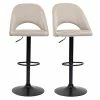 Tabourets De Bar Relevables En Velours Taupe Et Métal Noir (lot De 2) COSETTE 1 Tabourets De Bar Relevables En Velours Taupe Et Métal Noir (lot De 2) COSETTE -Boutique Miliboo tabourets de bar relevables en velours taupe et metal noir lot de 2 cosette 52421 63342279574c5 1200 675