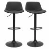 Tabourets De Bar Relevables Polyuréthane Et Métal Noir (lot De 2) NONIE 2 Tabourets De Bar Relevables Polyuréthane Et Métal Noir (lot De 2) NONIE -Boutique Miliboo tabourets de bar relevables polyurethane et metal noir lot de 2 nonie 52062 62b98c0108fe2 1200 675