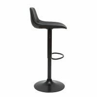 Tabourets De Bar Relevables Polyuréthane Et Métal Noir (lot De 2) NONIE -Boutique Miliboo tabourets de bar relevables polyurethane et metal noir lot de 2 nonie 52062 62b98c11c058f 1200 675