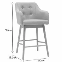 Tabourets De Bar Scandinaves Gris Clair Et Bois H65 Cm (lot De 2) BALTIK -Boutique Miliboo tabourets de bar scandinaves gris clair et bois h65 cm lot de 2 baltik 48412 5f4fba9e16946 1200 675