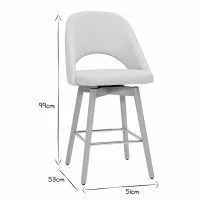 Tabourets De Bar Scandinaves Tissu Effet Velours Texturé Beige Et Hévéa Massif 65 Cm (lot De 2) COSETTE -Boutique Miliboo tabourets de bar scandinaves tissu effet velours texture beige et hevea massif 65 cm lot de 2 cosette 52080 62b58c9d6b9d5 1200 675