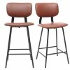 Tabourets De Bar Vintage Marron Clair Avec Pieds Métal 65 Cm (lot De 2) LAB 2 Tabourets De Bar Vintage Marron Clair Avec Pieds Métal 65 Cm (lot De 2) LAB -Boutique Miliboo tabourets de bar vintage marron clair avec pieds metal 65 cm lot de 2 lab 45225 5c41d67e0c06e 1200 675