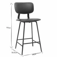 Tabourets De Bar Vintage Marron Clair Avec Pieds Métal 65 Cm (lot De 2) LAB 20 Tabourets De Bar Vintage Marron Clair Avec Pieds Métal 65 Cm (lot De 2) LAB -Boutique Miliboo tabourets de bar vintage marron clair avec pieds metal 65 cm lot de 2 lab 45225 5c41d693332bc 1200 675