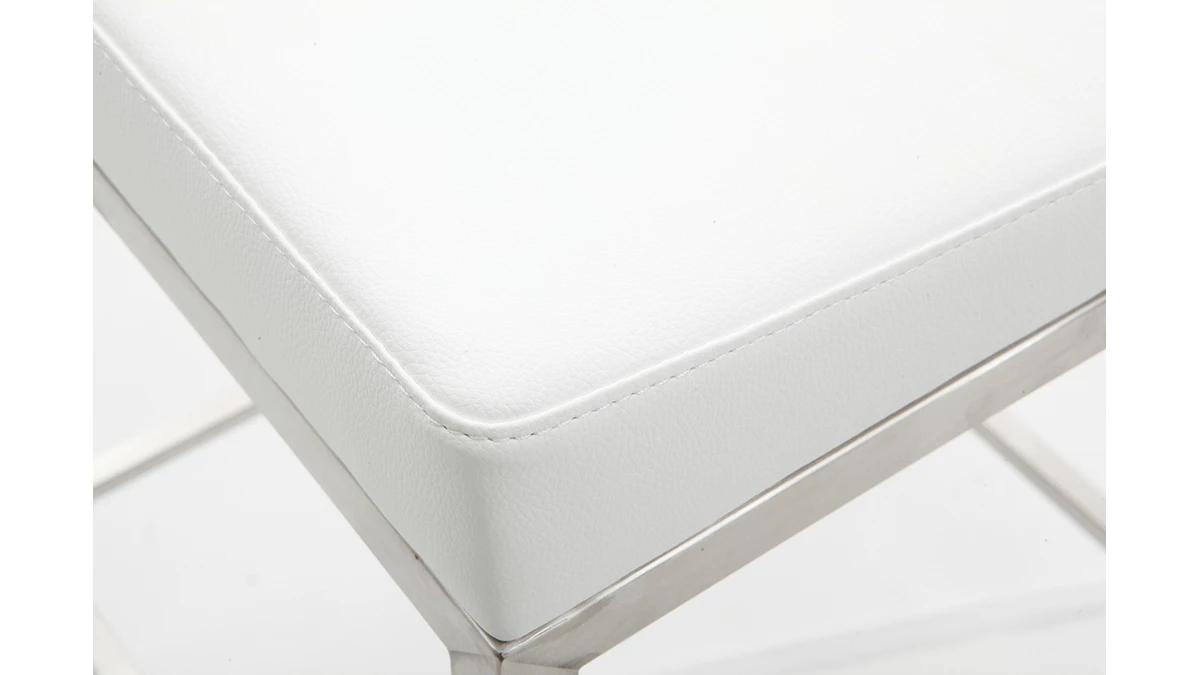 Tabourets Design Blanc H66 Cm (lot De 2) EPSILON 7 Tabourets Design Blanc H66 Cm (lot De 2) EPSILON – Image 5