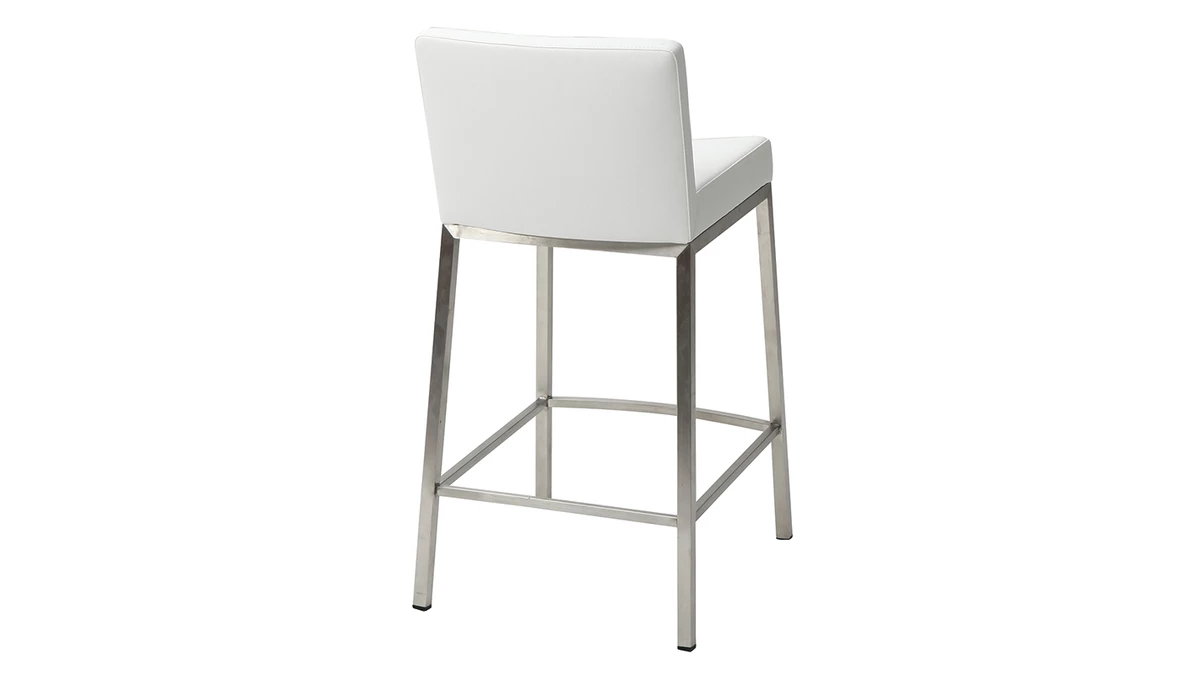 Tabourets Design Blanc H66 Cm (lot De 2) EPSILON 6 Tabourets Design Blanc H66 Cm (lot De 2) EPSILON – Image 4