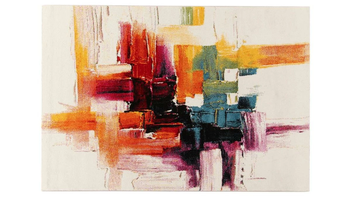 Tapis à Motifs Multicolore 160 X 230 Cm GOUACHE