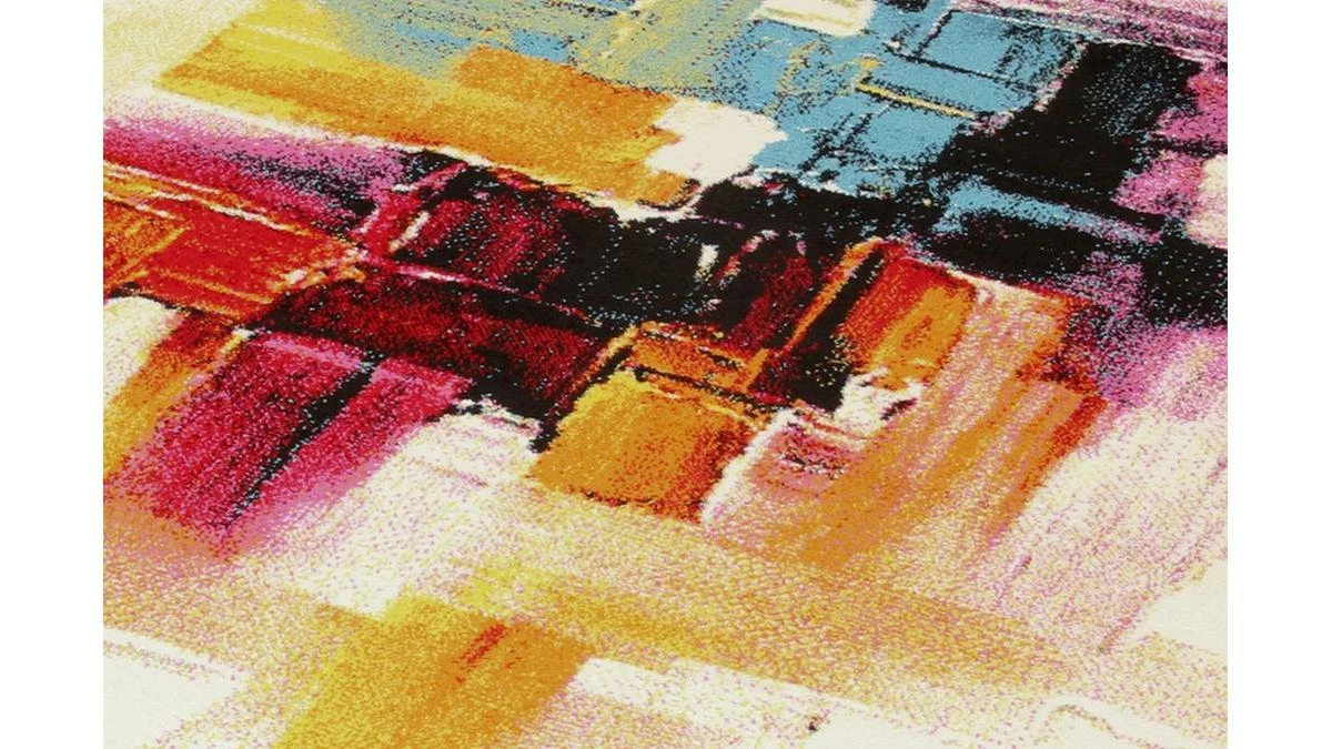 Tapis à Motifs Multicolore 160 X 230 Cm GOUACHE – Image 3
