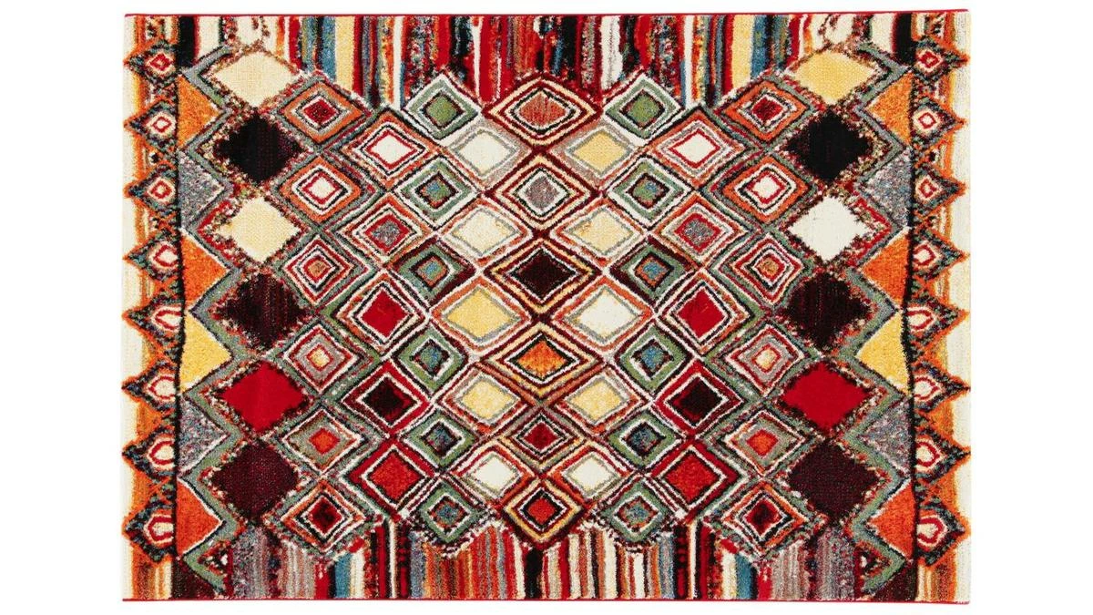 Tapis à Motifs Multicolore 160 X 230 Cm HOLI