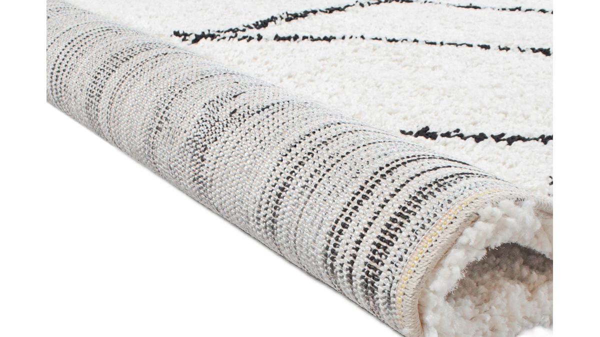 Tapis Berbere écru 160 X 230 Cm ZELIA 6 Tapis Berbere écru 160 X 230 Cm ZELIA – Image 4