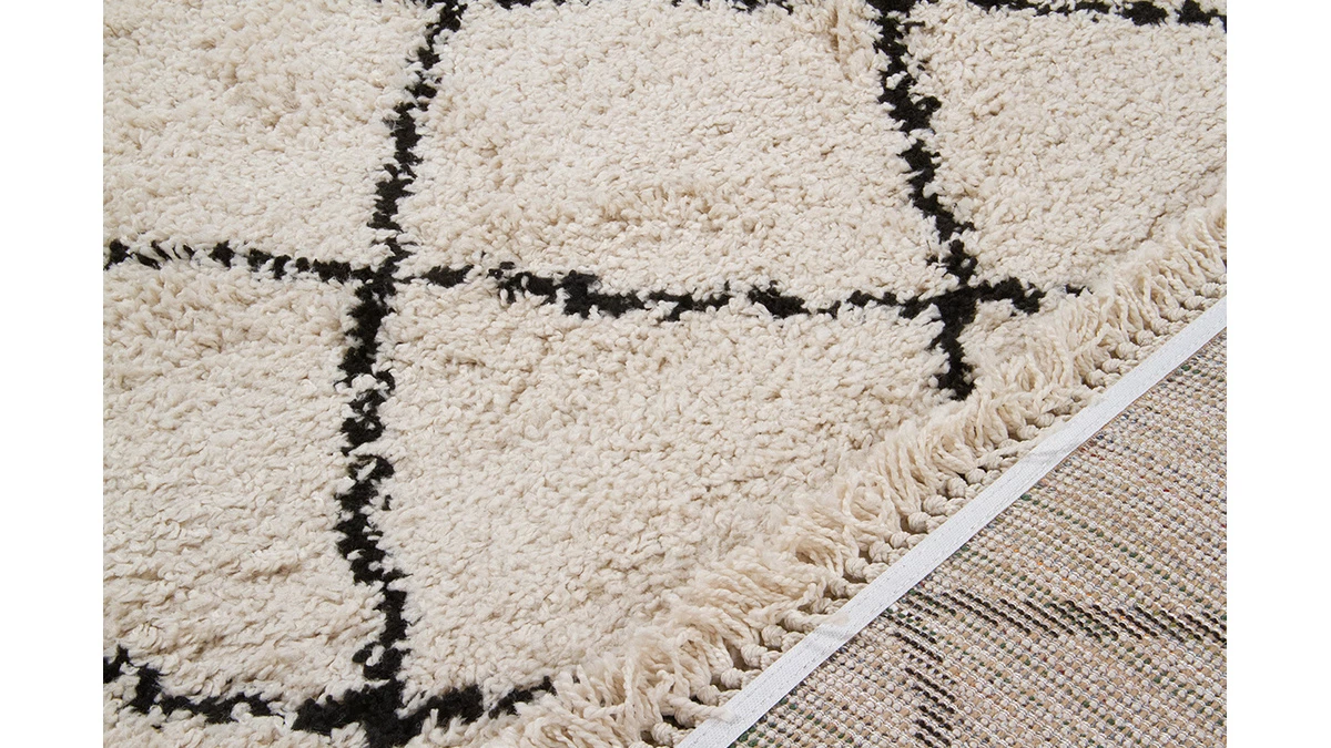 Tapis Berbère écru 200 X 300 Cm ZELIA 5 Tapis Berbère écru 200 X 300 Cm ZELIA – Image 3