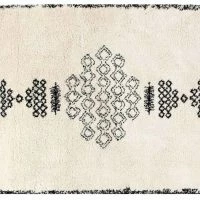 Tapis Berbère Noir Et Blanc 200 X 290 Cm OYO