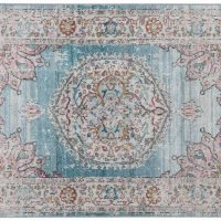 Boutique Miliboo 36 Tapis Bleu à Motif Multicolore 160 X 230 Cm TAET