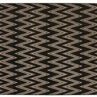 Tapis Chevrons Noir Et Naturel 160 X 230 Cm MISSO