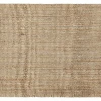 Tapis / Descente De Lit En Jute Naturel 60 X 120 Cm NOOR