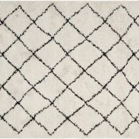 Tapis / Descente De Lit Style Berbère écru 60 X 120 Cm ZELIA