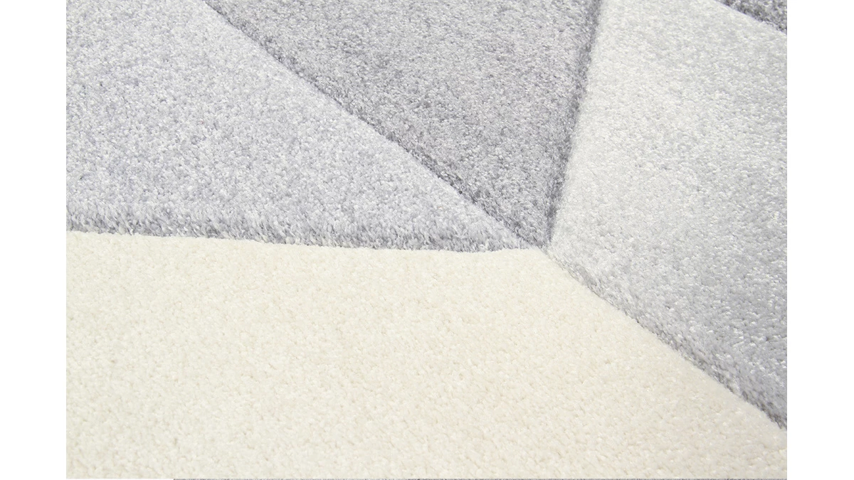 Tapis Design Gris 160 X 230 Cm NAVETTE 5 Tapis Design Gris 160 X 230 Cm NAVETTE – Image 3