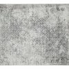 Tapis Effet Usé Gris En Viscose L160 X L230 Cm PETRA