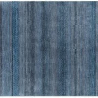 Tapis Moderne à Motifs Bleus 160 X 230 Cm INDIGO