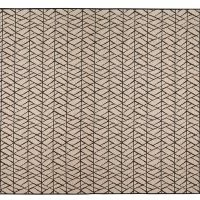 Tapis Moderne Naturel Avec Motif Graphique Noir 160 X 230 Cm ETNICA