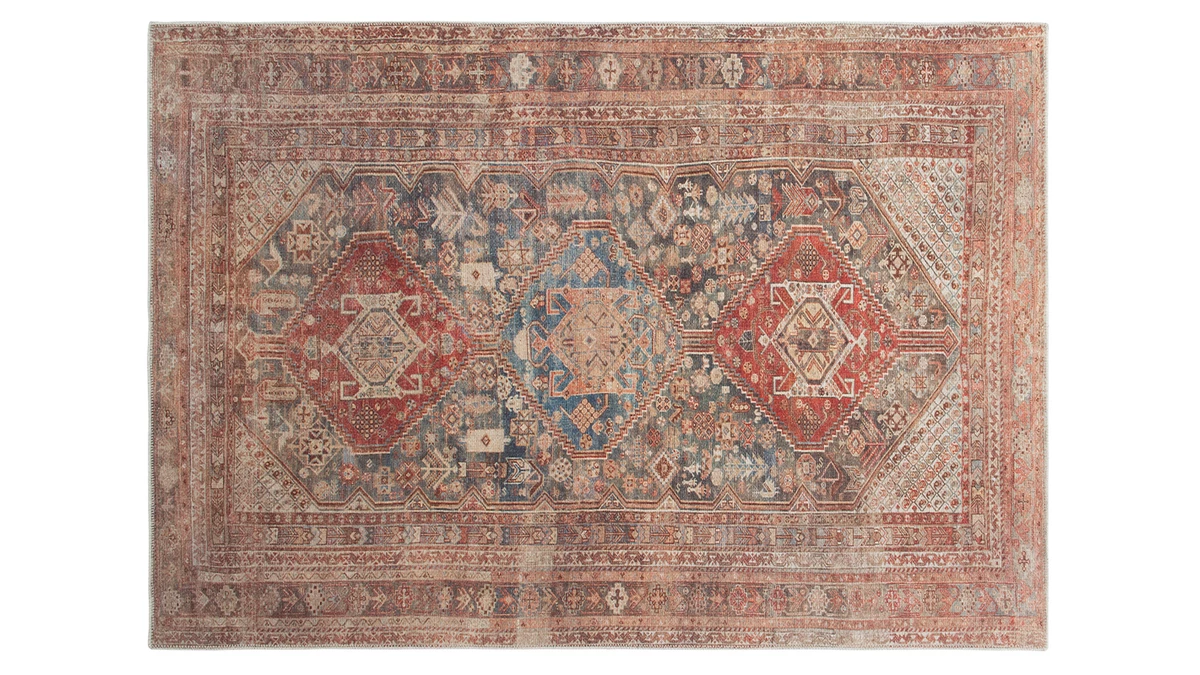 Tapis Persan à Motifs 160 X 230 Cm BAHA 3 Tapis Persan à Motifs 160 X 230 Cm BAHA