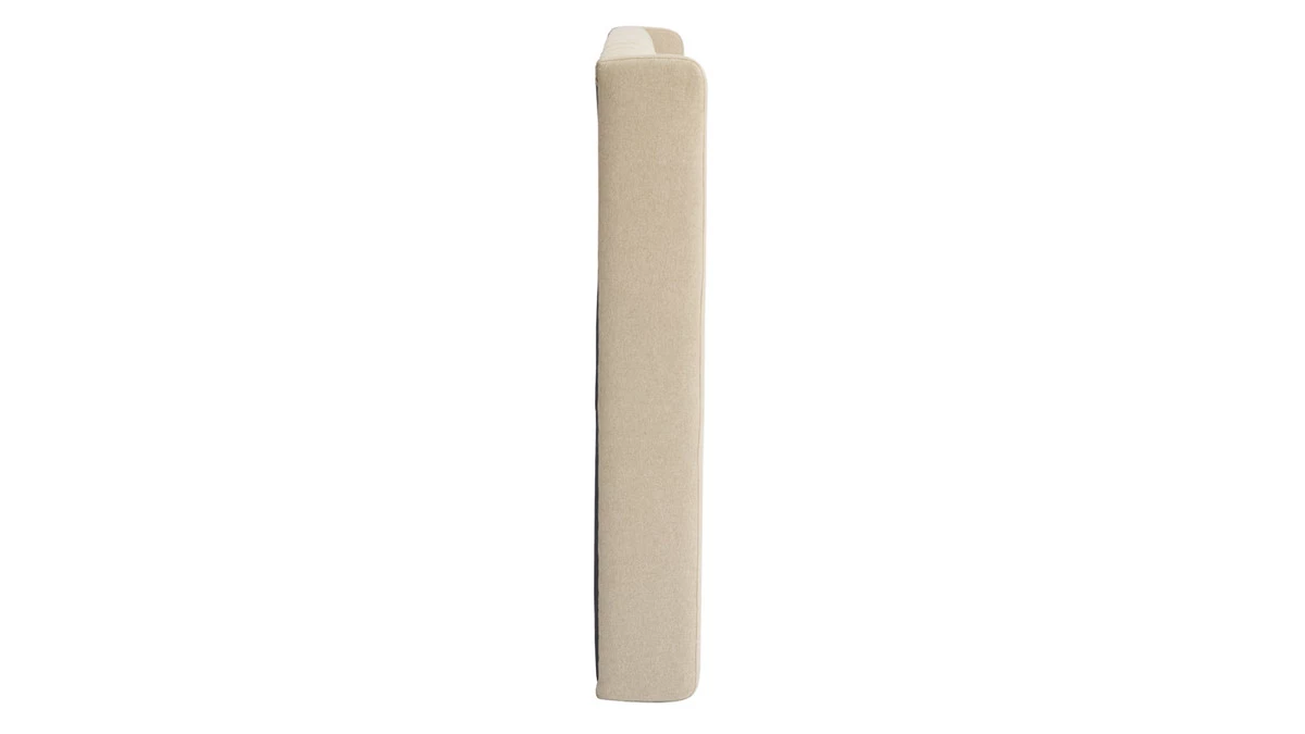 Tête De Lit Capitonnée En Tissu Beige Naturel L175 Cm LIZZIE 5 Tête De Lit Capitonnée En Tissu Beige Naturel L175 Cm LIZZIE – Image 3