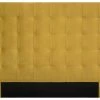 Tête De Lit Capitonnée En Tissu Velours Jaune Moutarde L160 Cm HALCIONA -Boutique Miliboo tete de lit capitonnee en tissu velours jaune moutarde l160 cm halciona 49759 606ddbcf507d9 1200 675