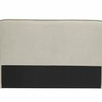 Tête De Lit En Tissu Effet Velours Naturel L175 Cm MARCIA