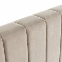 Tête De Lit En Tissu Velours Taupe L140 Cm NEHA -Boutique Miliboo tete de lit en tissu velours taupe l140 cm neha 54321 63f3801807dde 1200 675