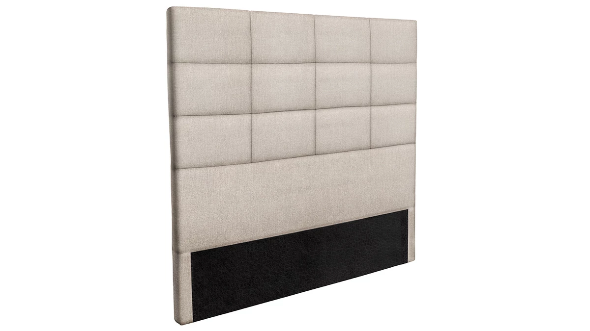 Tête De Lit Moderne En Tissu Beige Naturel L160 Cm ANATOLE 4 Tête De Lit Moderne En Tissu Beige Naturel L160 Cm ANATOLE – Image 2
